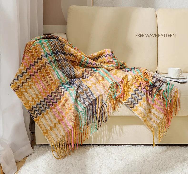 Ethnic Style Throw Blanket - Timeless Home