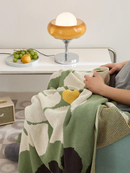 Soft & Breathable Floral Throw Blanket - Timeless Home