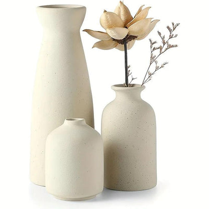 Modern Matte Ceramic Vase Set - Timeless Home