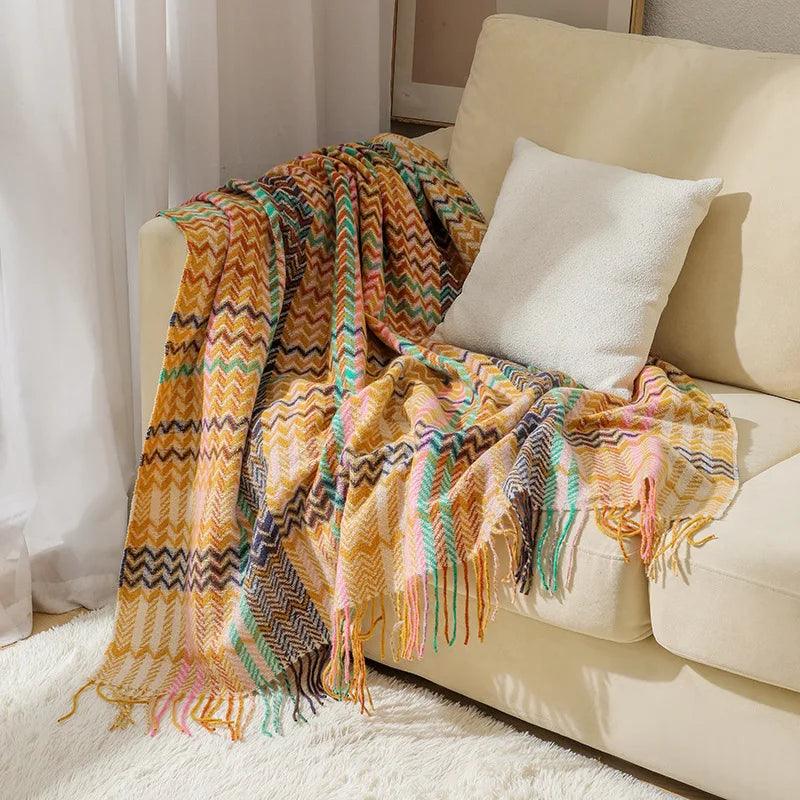 Ethnic Style Throw Blanket - Timeless Home