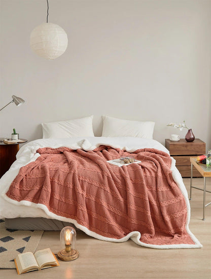 Super Soft Fluffy Sherpa Bedspread - Timeless Home