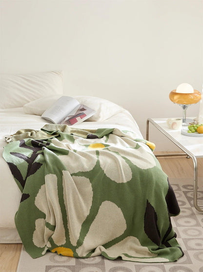 Soft & Breathable Floral Throw Blanket - Timeless Home