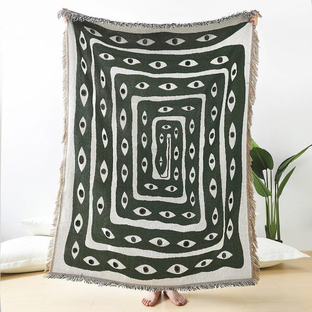 Eye Snake Throw Blanket - Timeless Home