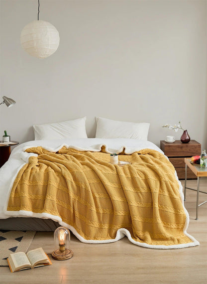 Super Soft Fluffy Sherpa Bedspread - Timeless Home