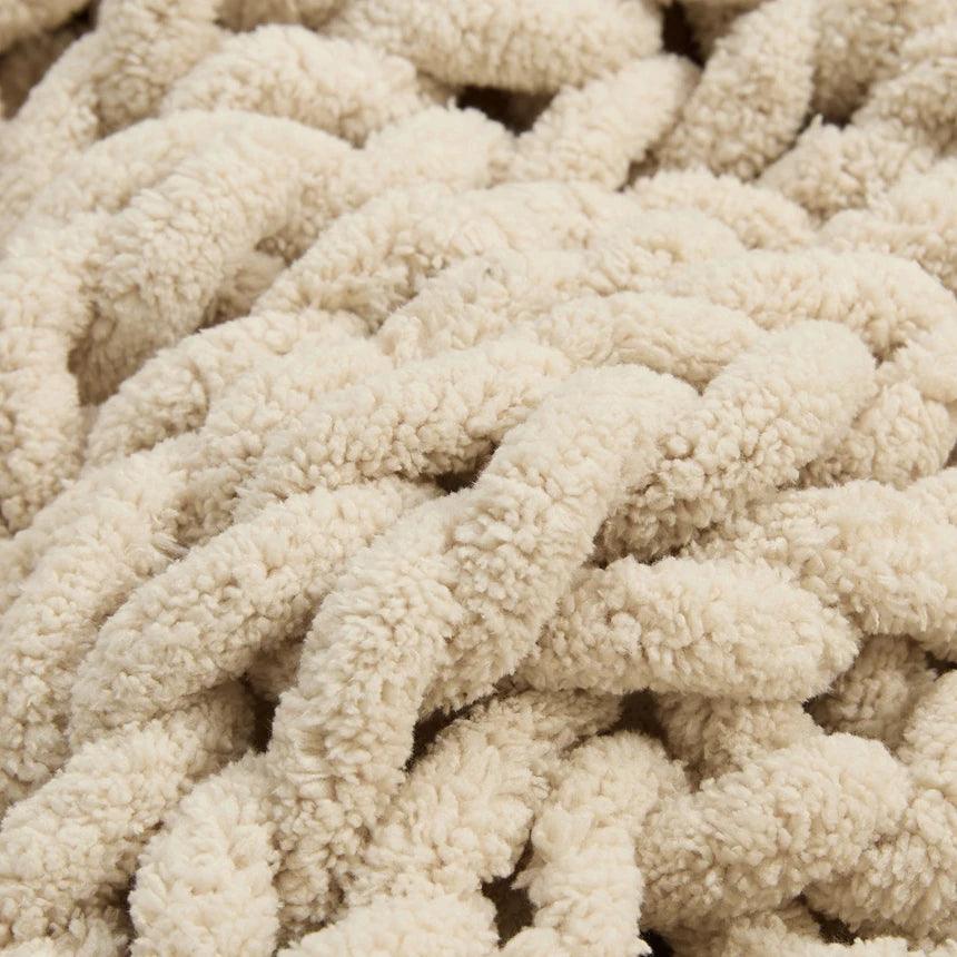 Cozy Chenille Chunky Knit Blanket - Timeless Home